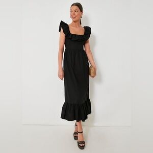 Tuckernuck Hyacinth House Black Mica Maxi Dress